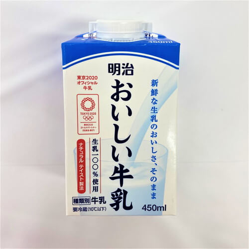 明治乳業 おいしい牛乳 450ml Nikko Now 安威店