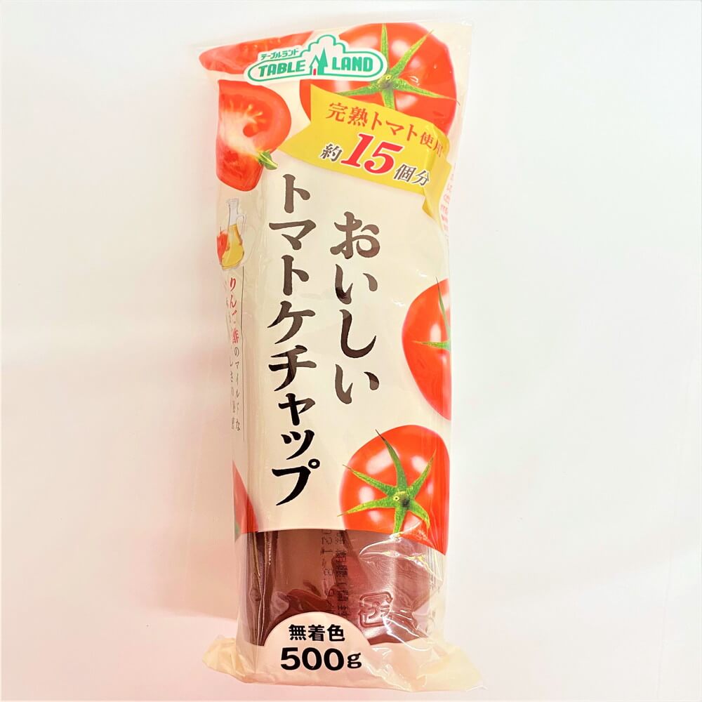テーブルランド おいしいトマトケチャップ 500g – Nikko Now 安威店