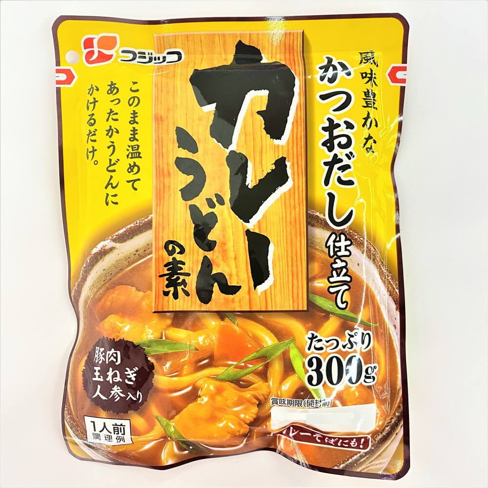 フジッコ カレーうどんの素かつおだし仕立て 300g1人前 Nikko Now 安威店