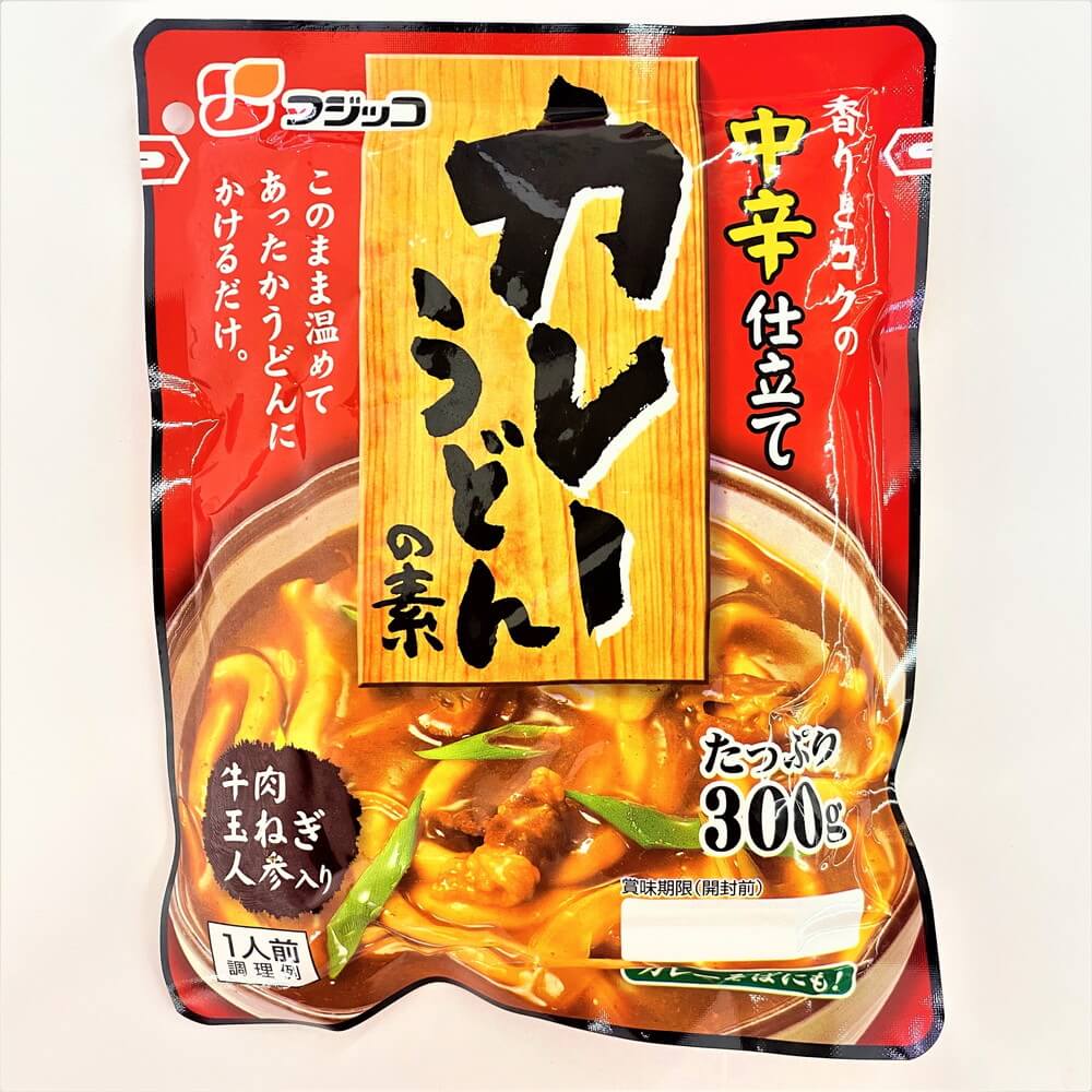 フジッコ カレーうどんの素中辛仕立て 300g1人前 Nikko Now 安威店