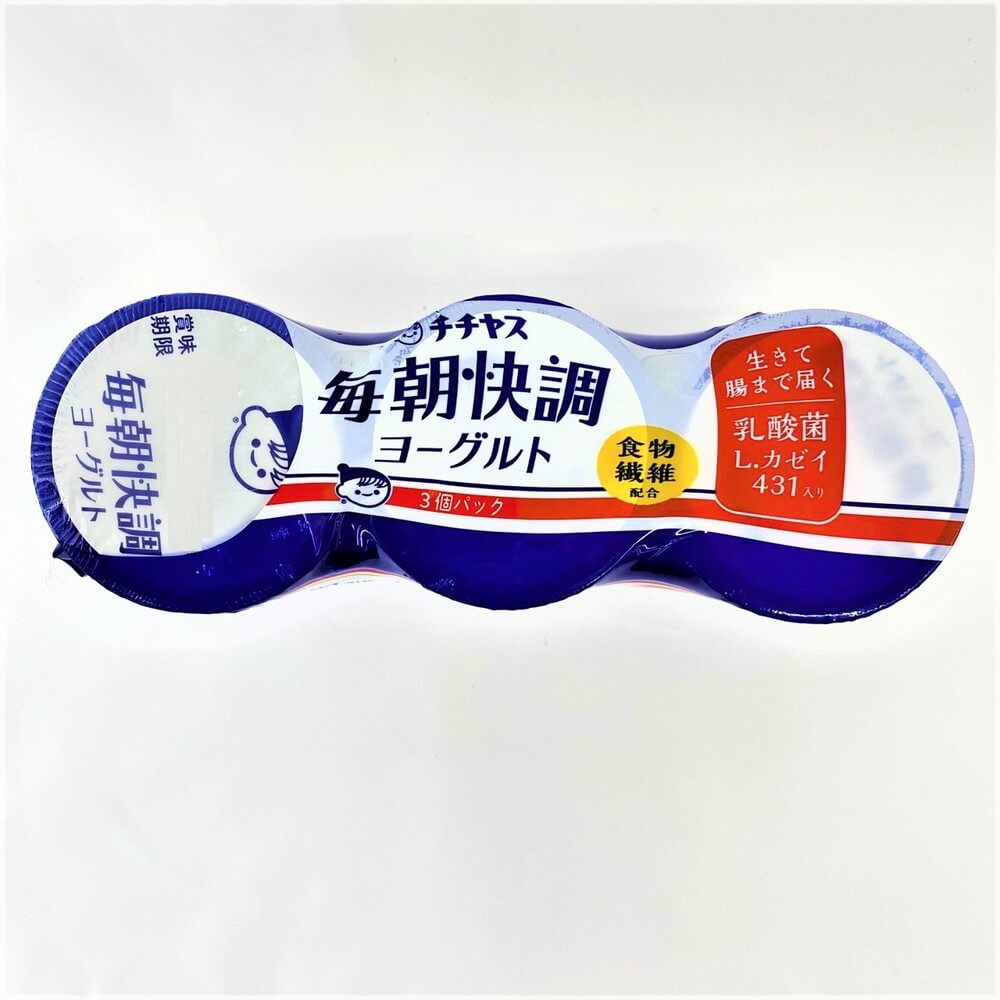 チチヤス 毎朝快調ヨーグルト 80g 3個 Nikko Now 安威店