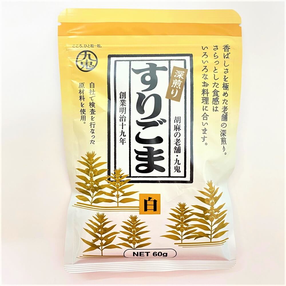 九鬼 深煎りすりごま 白 60g Nikko Now 安威店