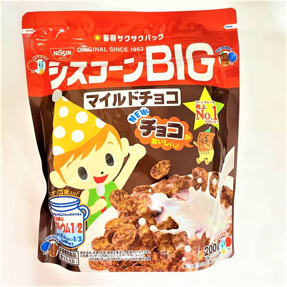 日清シスコ シスコーンBIG(マイルドチョコ) 220g1袋 – Nikko Now 安威店