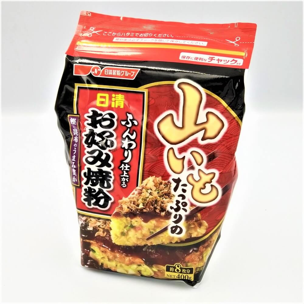 日清 山芋たっぷりお好み焼粉 400g – Nikko Now 安威店