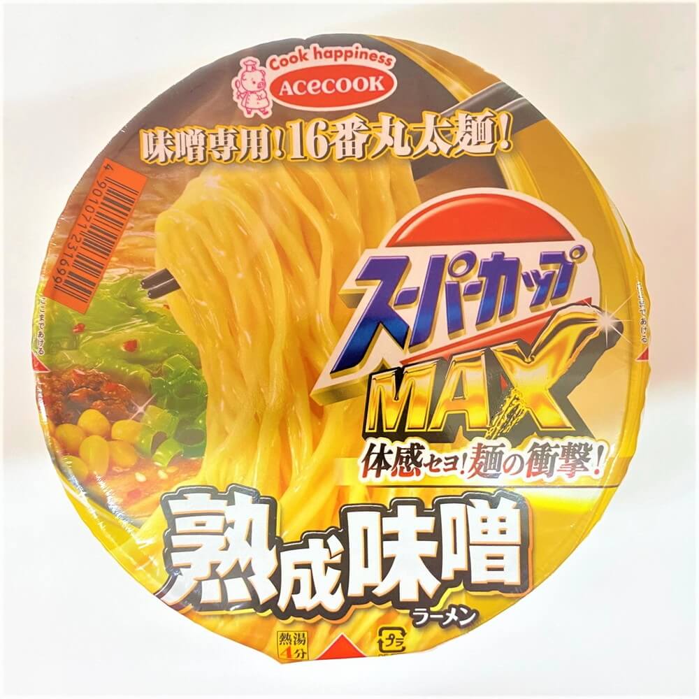 エースコック スーパーカップ熟成味噌ラーメン 138g Nikko Now 安威店