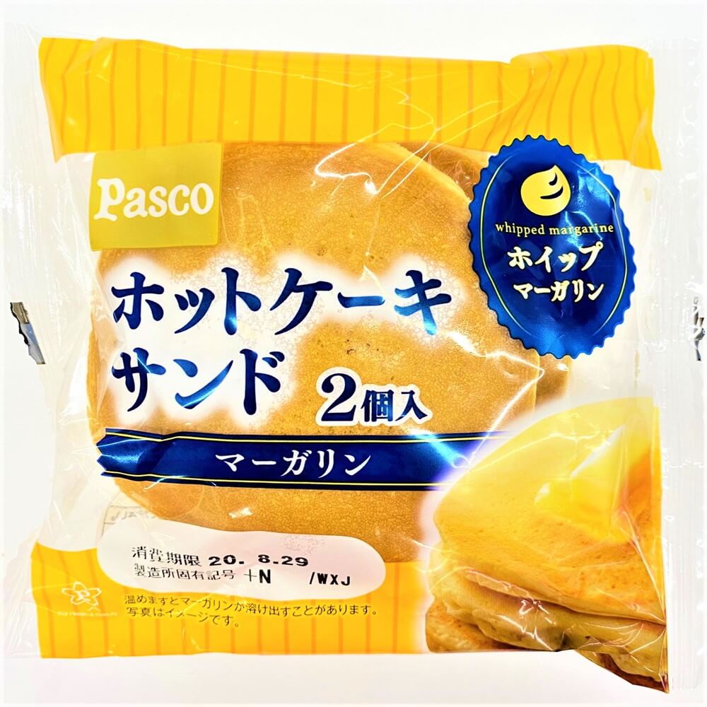 パスコ ホットケーキサンド マーガリン 2個入 Nikko Now 安威店