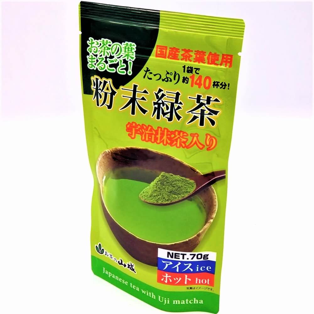 山城物産 粉末緑茶宇治抹茶入り 70g – Nikko Now 安威店